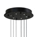 CWI Lighting - 1725P38-6-101 - LED Chandelier - Curva - Black