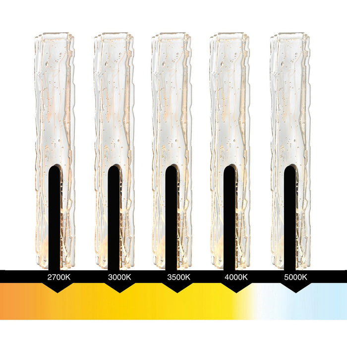 CWI Lighting - 1725W19-1-101-A - LED Wall Sconce - Curva - Sand Black