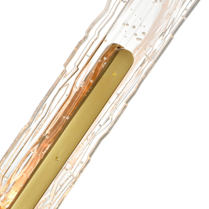 CWI Lighting - 1725W19-1-624 - LED Wall Sconce - Curva - Brass