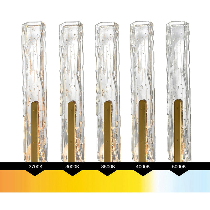 CWI Lighting - 1725W19-1-624 - LED Wall Sconce - Curva - Brass