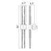 CWI Lighting - 1725W36-2-101-A - LED Wall Sconce - Curva - Sand Black