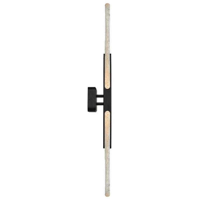 CWI Lighting - 1725W36-2-101-A - LED Wall Sconce - Curva - Sand Black
