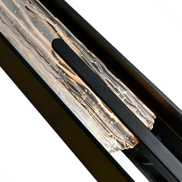 CWI Lighting - 1725W44-2-101-B - LED Outdoor Wall Mount - Curva - Sand Black