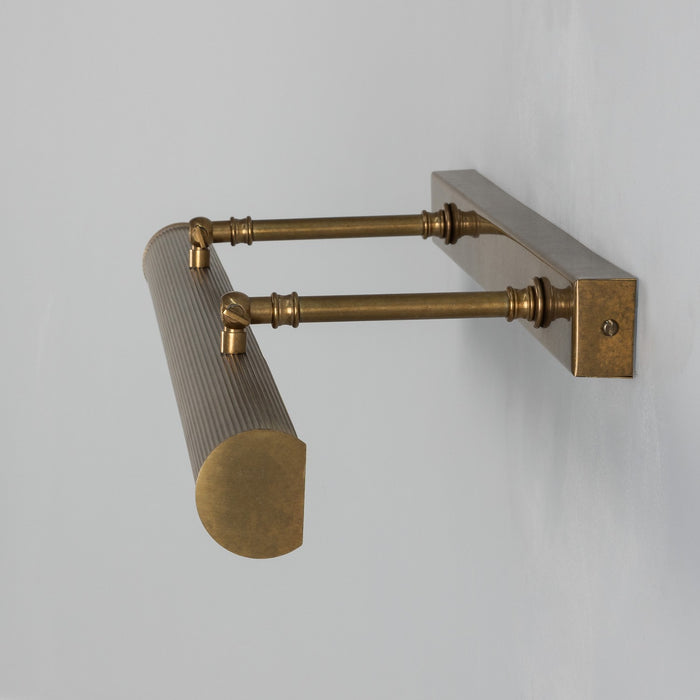 Mullan Lighting - MPL030ANTBRS - Four Light Picture Light - Cambridge - Antique Brass