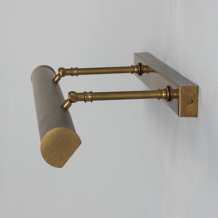 Mullan Lighting - MPL030ANTBRS - Four Light Picture Light - Cambridge - Antique Brass