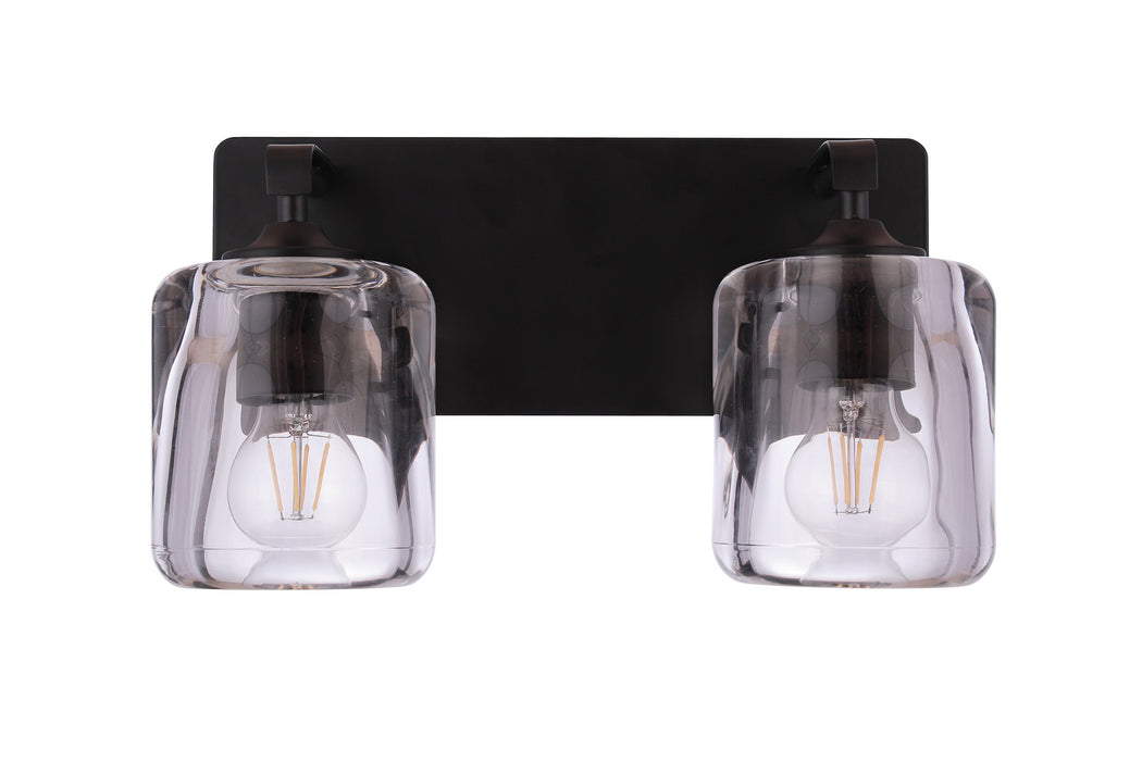Craftmade - 20614FB2 - Two Light Vanity - Andie - Flat Black