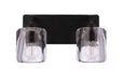 Craftmade - 20614FB2 - Two Light Vanity - Andie - Flat Black