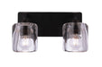 Craftmade - 20614FB2 - Two Light Vanity - Andie - Flat Black