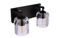 Craftmade - 20614FB2 - Two Light Vanity - Andie - Flat Black