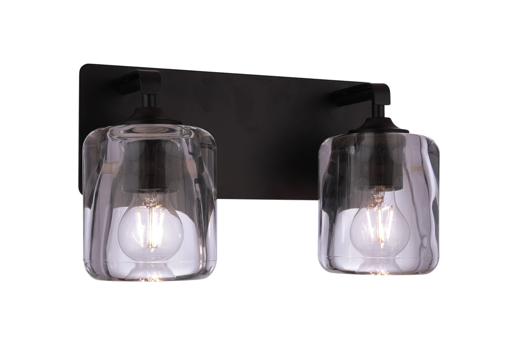 Craftmade - 20614FB2 - Two Light Vanity - Andie - Flat Black