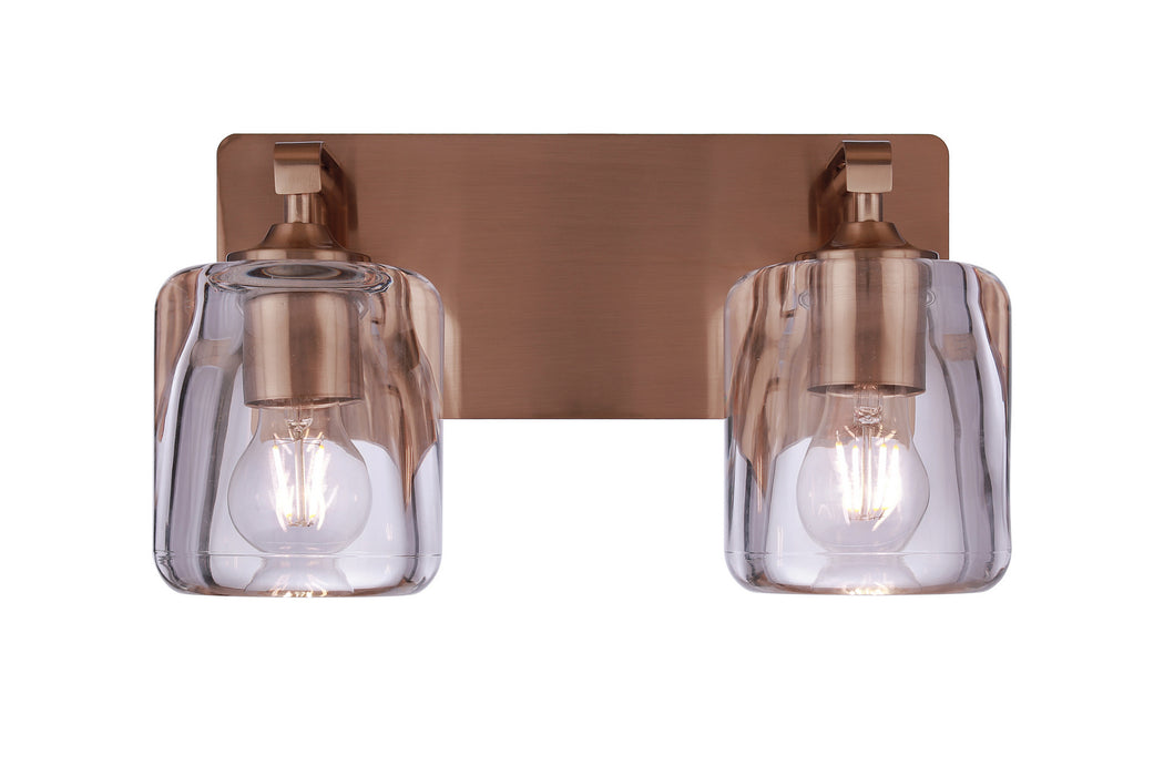 Craftmade - 20614SB2 - Two Light Vanity - Andie - Satin Brass