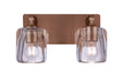 Craftmade - 20614SB2 - Two Light Vanity - Andie - Satin Brass