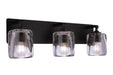 Craftmade - 20624FB3 - Three Light Vanity - Andie - Flat Black