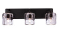 Craftmade - 20624FB3 - Three Light Vanity - Andie - Flat Black