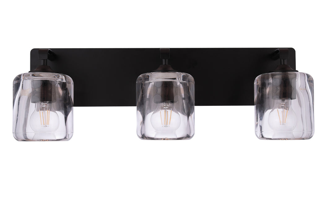 Craftmade - 20624FB3 - Three Light Vanity - Andie - Flat Black