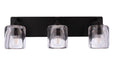 Craftmade - 20624FB3 - Three Light Vanity - Andie - Flat Black