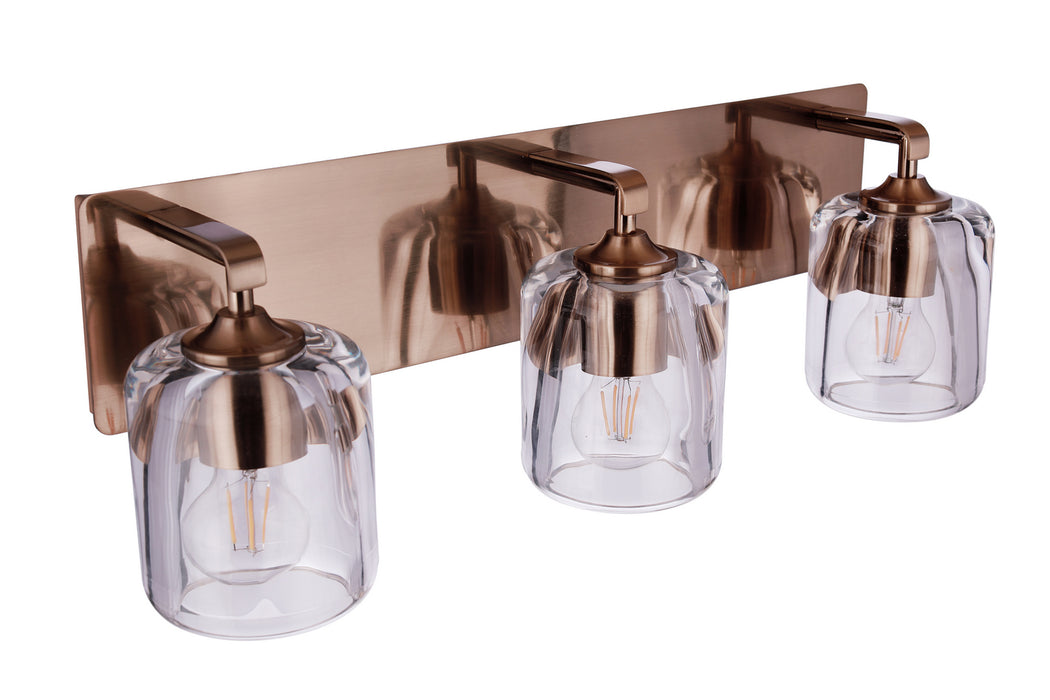 Craftmade - 20624SB3 - Three Light Vanity - Andie - Satin Brass