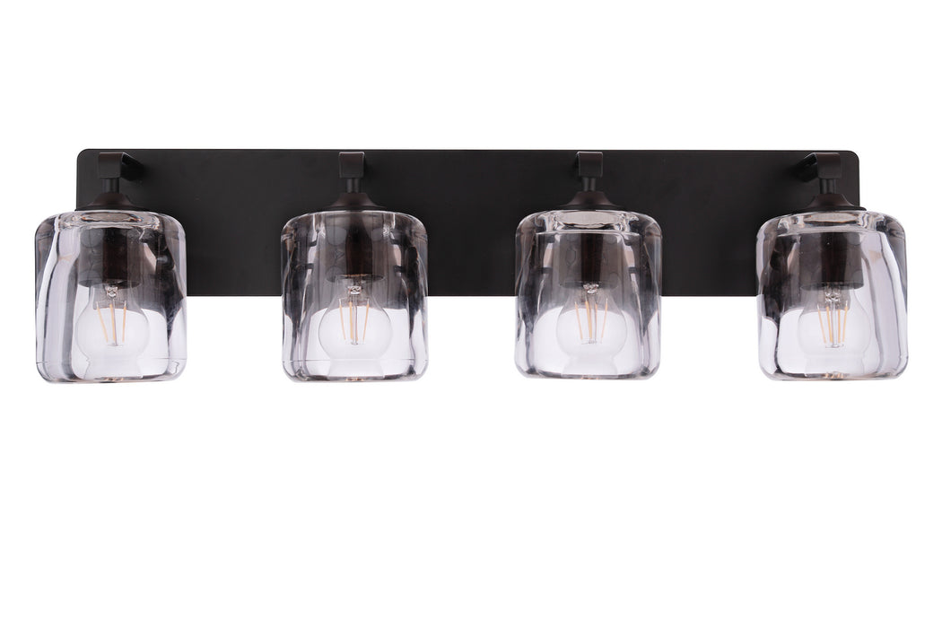 Craftmade - 20628FB4 - Four Light Vanity - Andie - Flat Black