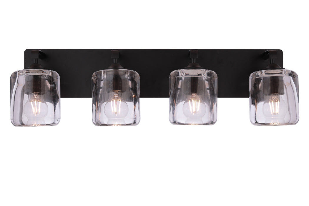 Craftmade - 20628FB4 - Four Light Vanity - Andie - Flat Black
