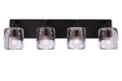 Craftmade - 20628FB4 - Four Light Vanity - Andie - Flat Black