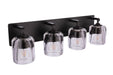 Craftmade - 20628FB4 - Four Light Vanity - Andie - Flat Black