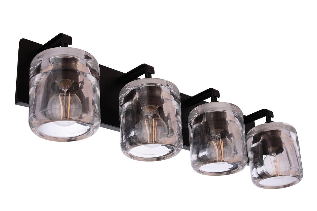 Craftmade - 20628FB4 - Four Light Vanity - Andie - Flat Black