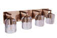 Craftmade - 20628SB4 - Four Light Vanity - Andie - Satin Brass