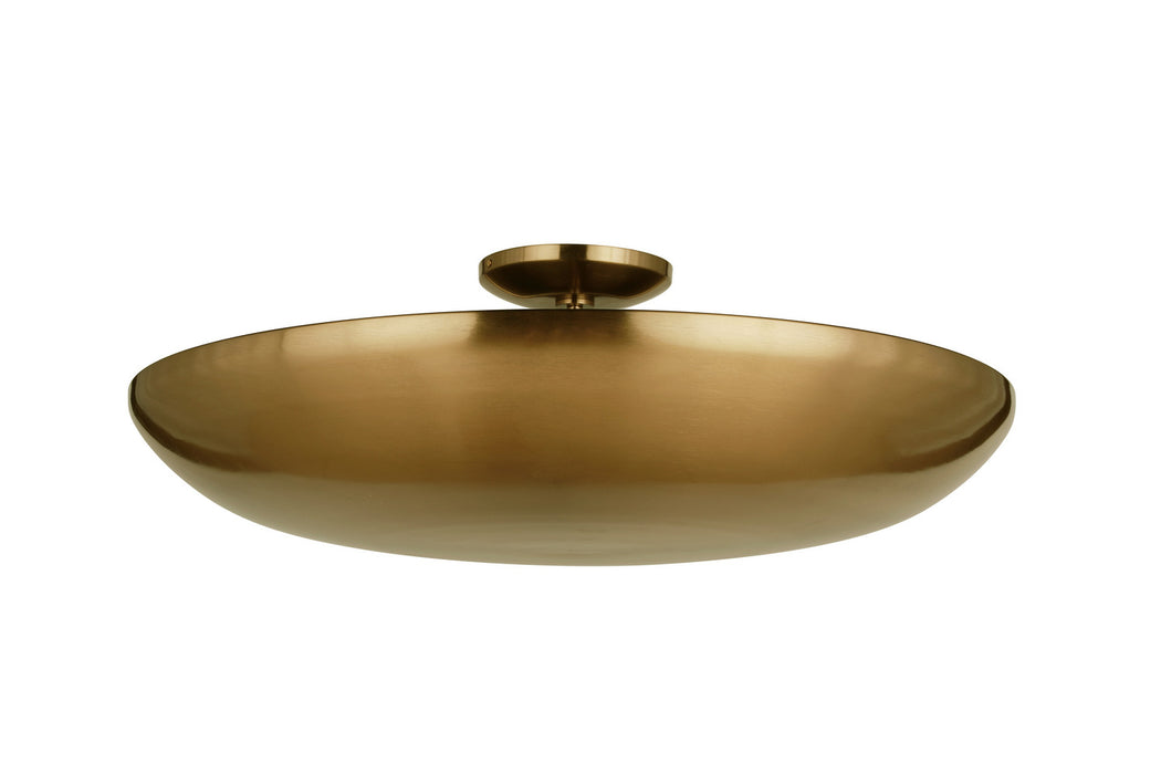 Craftmade - 60855-SB - Five Light Convertible Semi-Flush - Isabel - Satin Brass