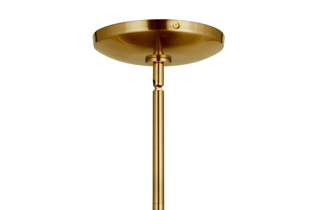 Craftmade - 60855-SB - Five Light Convertible Semi-Flush - Isabel - Satin Brass