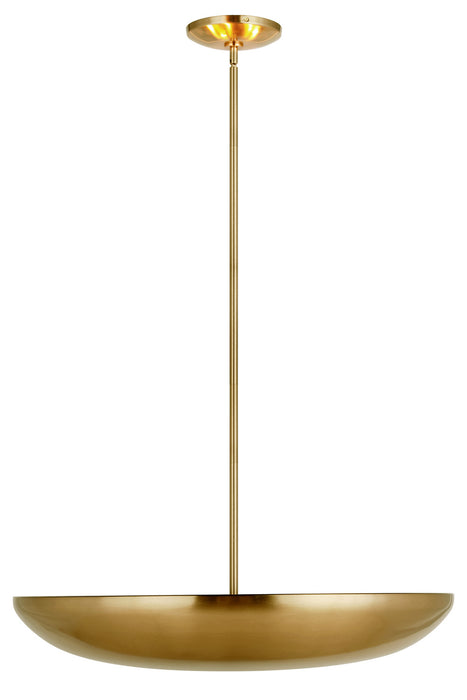 Craftmade - 60855-SB - Five Light Convertible Semi-Flush - Isabel - Satin Brass
