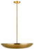 Craftmade - 60855-SB - Five Light Convertible Semi-Flush - Isabel - Satin Brass