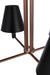 Craftmade - 60924-FBSB - Four Light Chandelier - Blake - Flat Black/Satin Brass