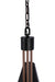 Craftmade - 60924-FBSB - Four Light Chandelier - Blake - Flat Black/Satin Brass