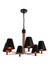 Craftmade - 60926-FBSB - Six Light Chandelier - Blake - Flat Black/Satin Brass