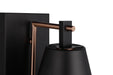 Craftmade - 60961-FBSB - One Light Wall Sconce - Blake - Flat Black/Satin Brass