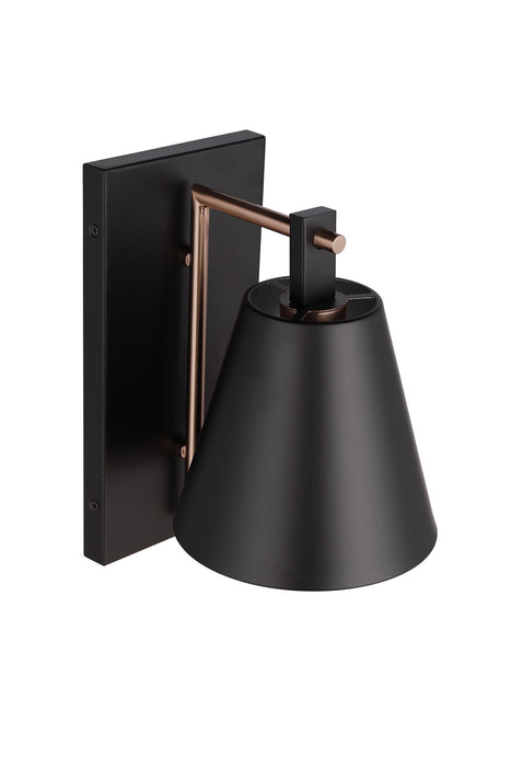 Craftmade - 60961-FBSB - One Light Wall Sconce - Blake - Flat Black/Satin Brass