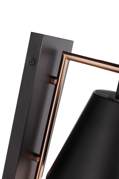 Craftmade - 60961-FBSB - One Light Wall Sconce - Blake - Flat Black/Satin Brass