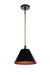 Craftmade - 60991-FBSB - One Light Pendant - Blake - Flat Black/Satin Brass