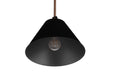 Craftmade - 60991-FBSB - One Light Pendant - Blake - Flat Black/Satin Brass