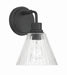Craftmade - 61101-FB - One Light Wall Sconce - Pleated - Flat Black