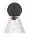 Craftmade - 61101-FB - One Light Wall Sconce - Pleated - Flat Black