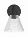 Craftmade - 61101-FB - One Light Wall Sconce - Pleated - Flat Black