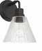 Craftmade - 61101-FB - One Light Wall Sconce - Pleated - Flat Black