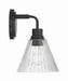 Craftmade - 61101-FB - One Light Wall Sconce - Pleated - Flat Black