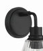 Craftmade - 61101-FB - One Light Wall Sconce - Pleated - Flat Black