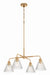 Craftmade - 61124-CPZ - Four Light Chandelier - Pleated - Premium Bronze