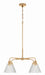 Craftmade - 61124-CPZ - Four Light Chandelier - Pleated - Premium Bronze