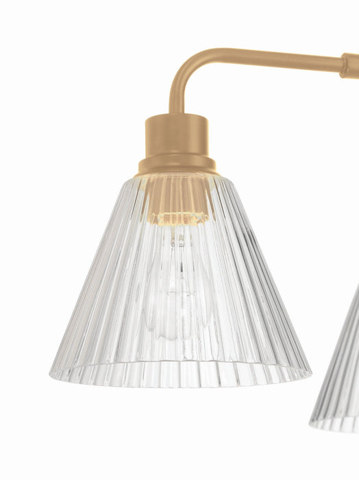Craftmade - 61124-CPZ - Four Light Chandelier - Pleated - Premium Bronze