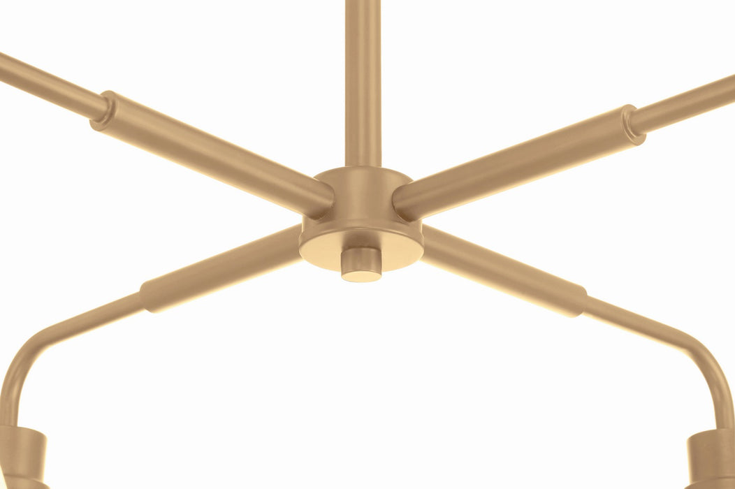 Craftmade - 61124-CPZ - Four Light Chandelier - Pleated - Premium Bronze