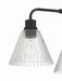 Craftmade - 61124-FB - Four Light Chandelier - Pleated - Flat Black